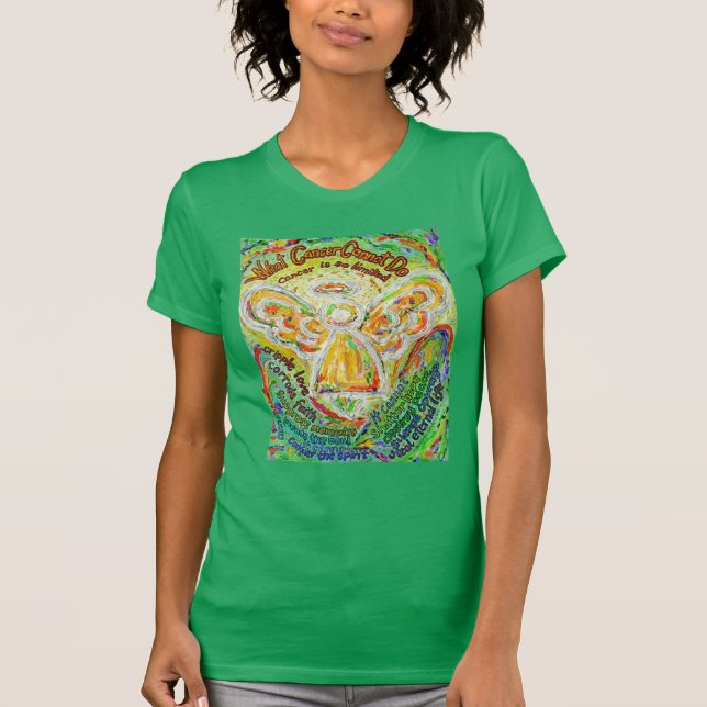Vad cancern inte kan göra med Dikt Angel Anpassnin T Shirt (Framsida)