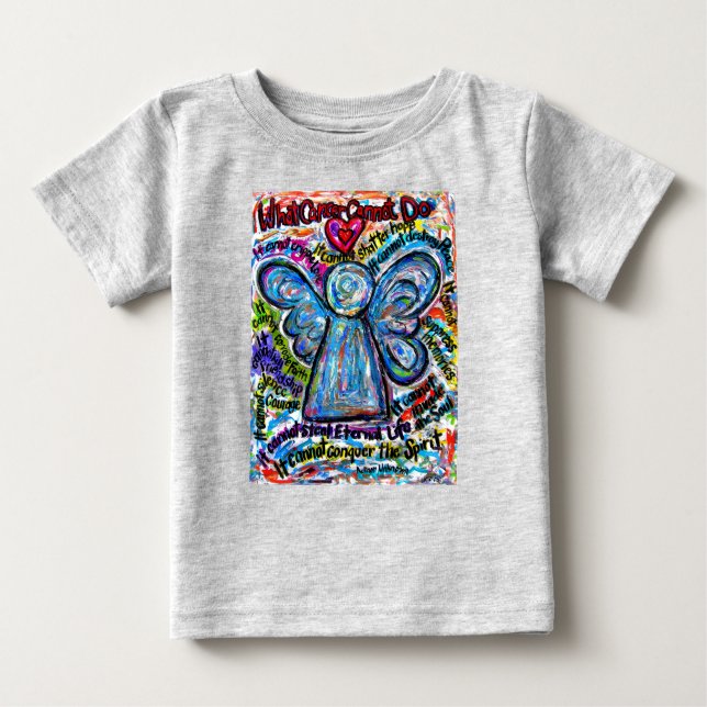 Vad cancern inte kan göra med Dikt Angel Anpassnin T Shirt (Framsida)