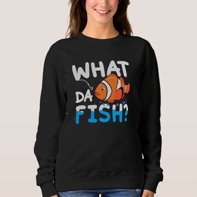 Vad Da Fish Clownfish Anemonefish Aquarium Sea och T Shirt (Framsida)