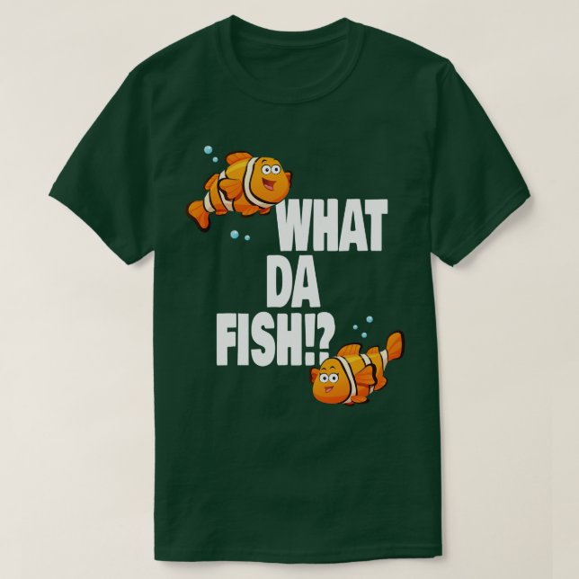 Vad da Fiske roliga citat Fiskmemorandumet 3 T Shirt (Design framsida)