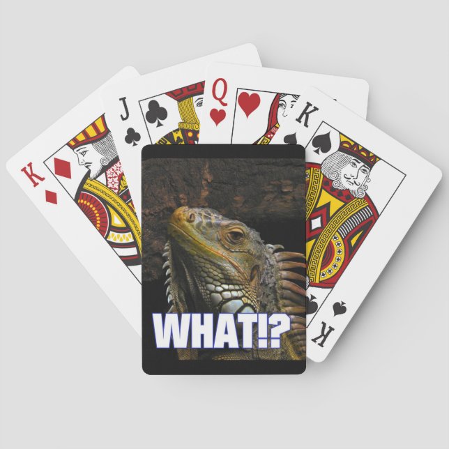 Vad då? Iguana Casinokort (Baksidan)