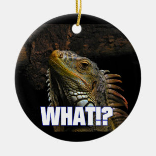 Vad då? Iguana Julgransprydnad Keramik