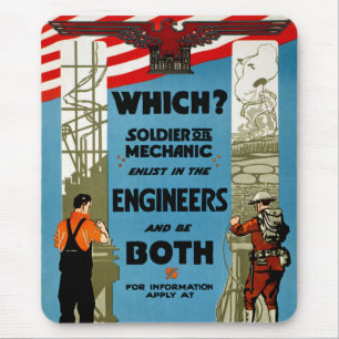 Vad då? Soldat eller Mechanic Musmatta