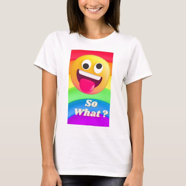 Vad då? t shirt (Framsida)