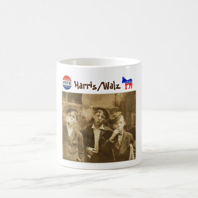 Vad då? Vote Harris/Walz Coffee Mugg (Center)