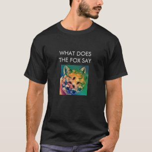 "Vad den psychedelic t-skjortan gör för rävnåg Tee