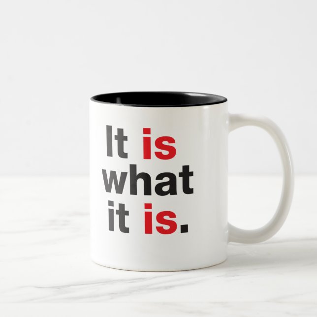 Vad det är muggen Två-Tonad mugg (Höger)