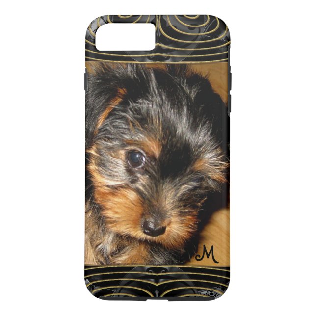 Vad dig nederlagMonogramcoola Yorkie Case-Mate iPhone Skal (Baksida)