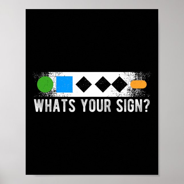 Vad din signatärskjutna sport är, snurrande poster (Framsidan)