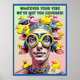 VAD DIN VIBE ÄR SÅ HAR VI DIG TÄCKT POSTER