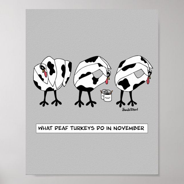 Vad Döv Turkey gör i november Poster (Framsidan)