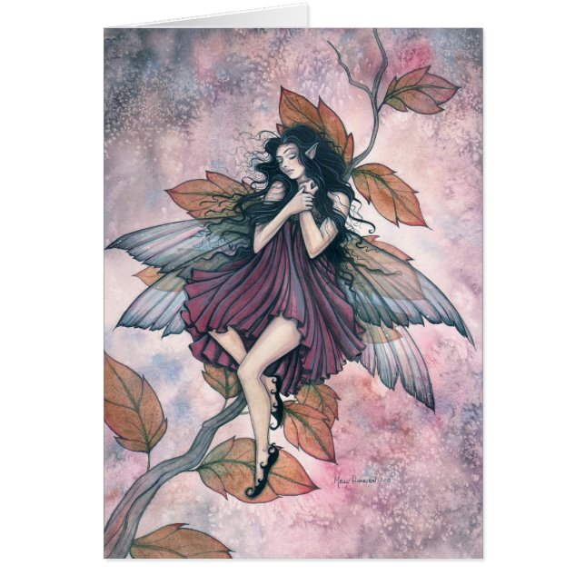 Vad Dreams kan Kom Fairy Card Hälsningskort (Framsidan)