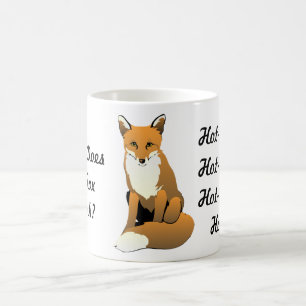 Vad dricker räven? Varm Tea! Mugg