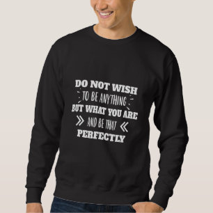 Vad du är och är den där Sarcasm Pun Lång Ärmad Tröja
