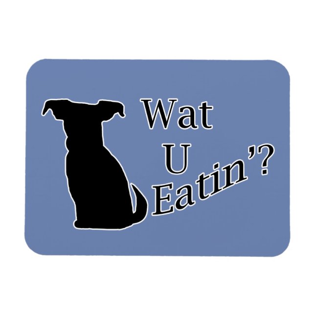Vad du äter Hund Magnet (Horisontell)