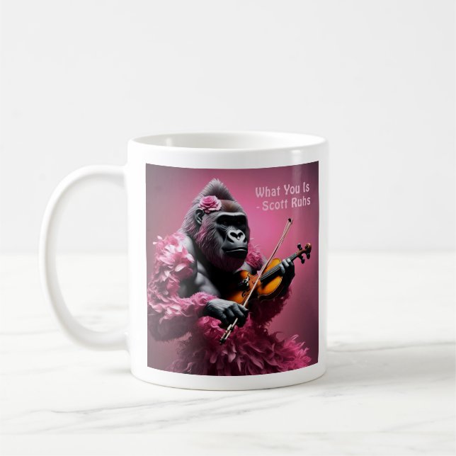 Vad du håller i konst kaffemugg (Vänster)