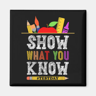 Vad du känner till är roligt, Exam Testday Student Magnet