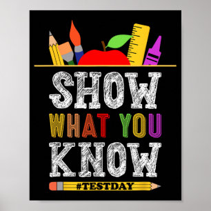 Vad du känner till är roligt, Exam Testday Student Poster