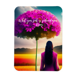 Vad du söker i Dreamscape Rumi-citatet Magnet