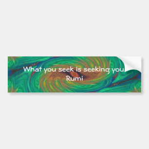 Vad du söker Rumi Wisdom Attraktion Quotation? Bildekal