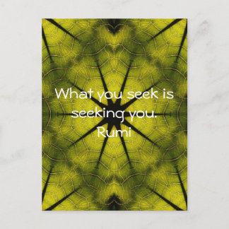 Vad du söker Rumi Wisdom Attraktion Quotation? Vykort