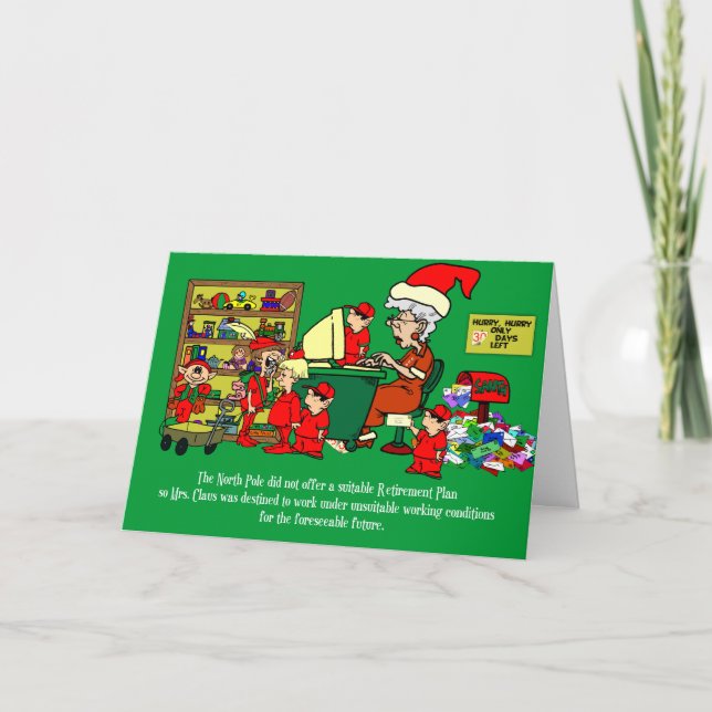 Vad?! Du tänkte att det var älvor? Helgkort (Framsida)