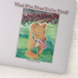 Vad D'ya-Elaket du är trött på? Klistermärke Klistermärken