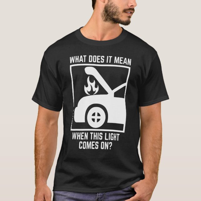Vad Elak det när ljuset tänds? T Shirt (Framsida)
