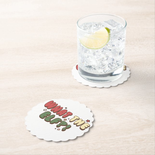 Vad ELF Retro-julen är Underlägg Papper (Insitu)