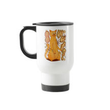 Vad? / En Orange - kattillustration