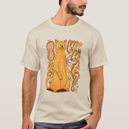 Vad? / En Orange - kattillustration T Shirt