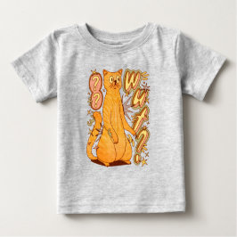 Vad? / En Orange - kattillustration T Shirt