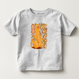 Vad? / En Orange - kattillustration T Shirt