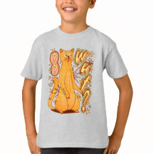 Vad? / En Orange - kattillustration