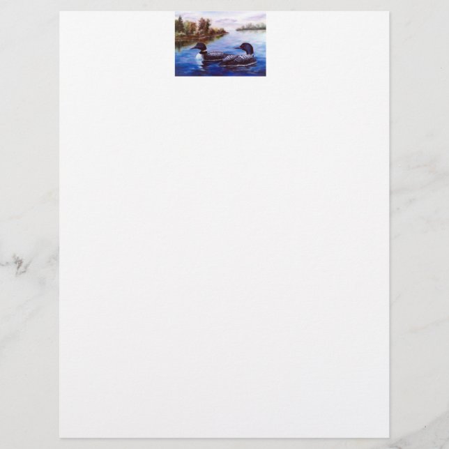 Vad en Pair Loon Stationary är (Framsida)