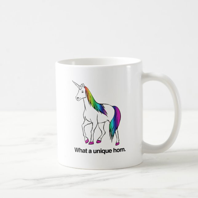 VAD EN UNIK HORN -.png Kaffemugg (Höger)