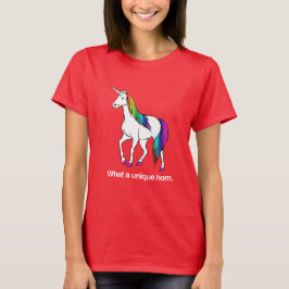 VAD EN UNIK HORN - VIT -.png T Shirt