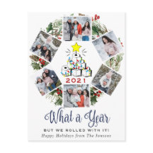 Vad ett års Karantantiskt foto av Julgran 6