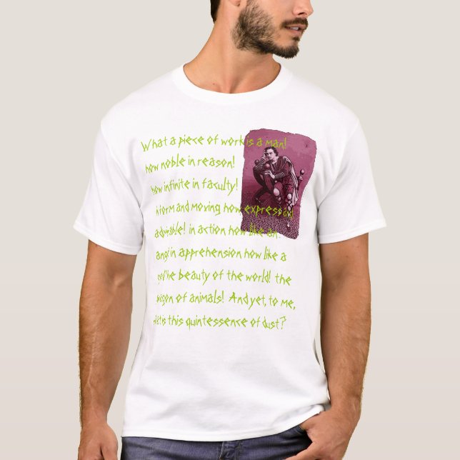 Vad ett biet av arbete är en man! t shirt (Framsida)
