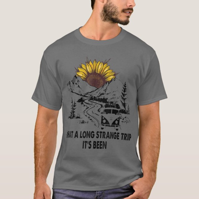 Vad ett mycket märkligt Resa är solros? T Shirt (Framsida)