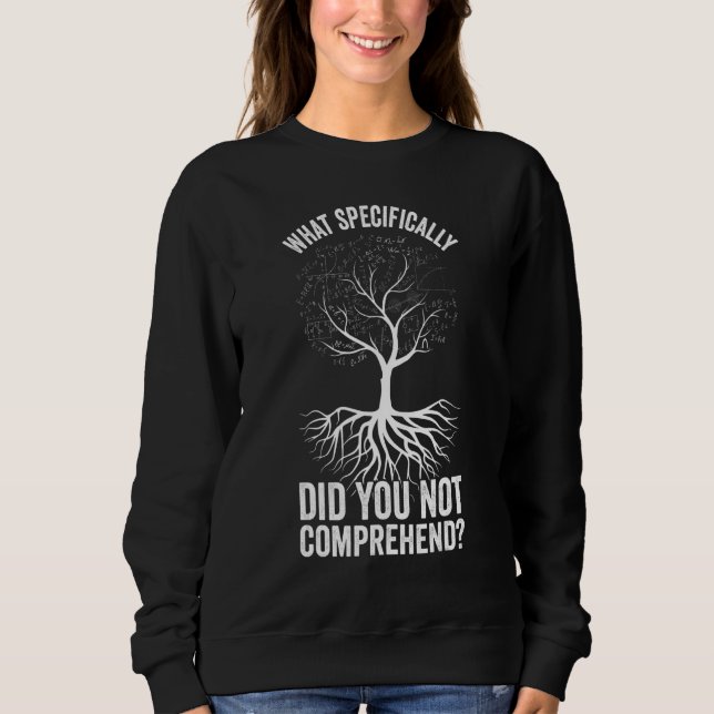Vad exakt förstod du inte  Matematik T Shirt (Framsida)