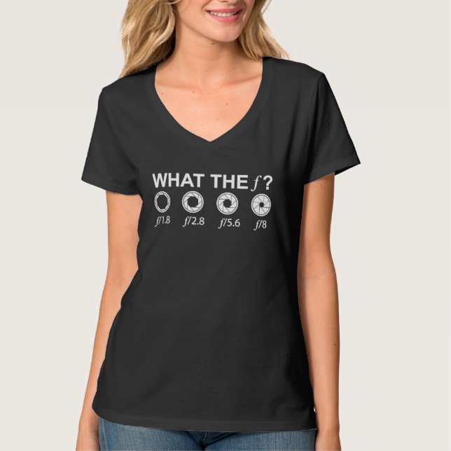Vad f Camera lyser fotokameran med T Shirt (Framsida)