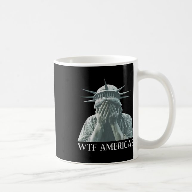 Vad fan Amerika _  Kaffemugg (Höger)