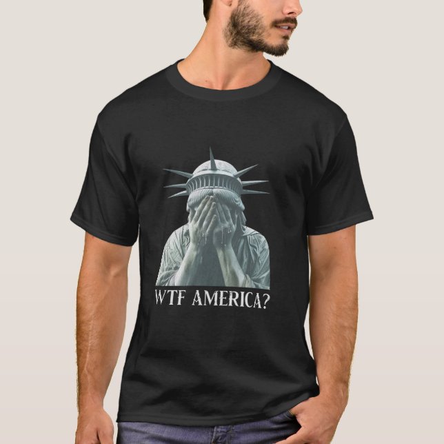 Vad fan Amerika T Shirt (Framsida)