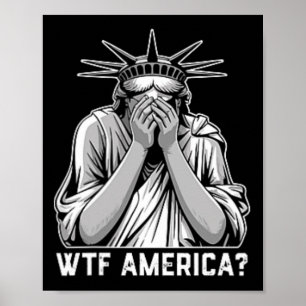 Vad fan Amerika Trump Poster