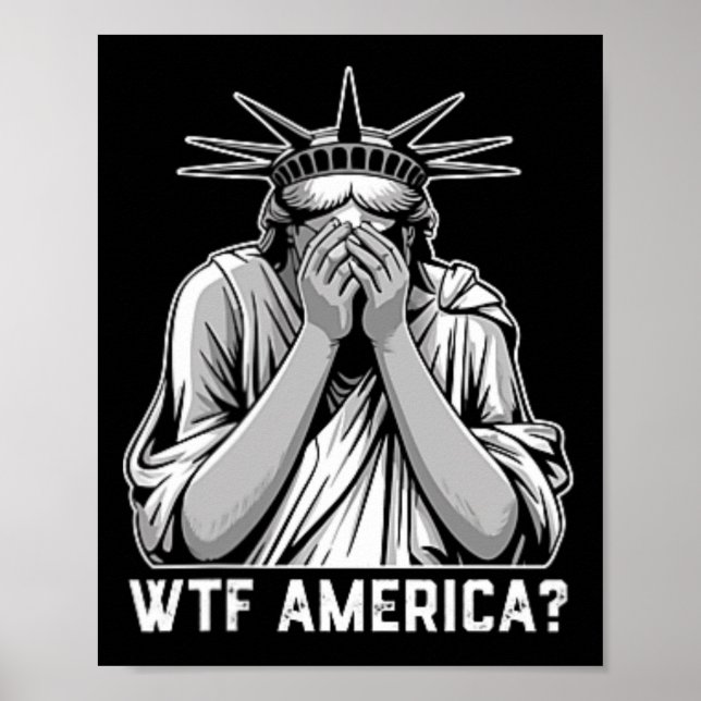 Vad fan Amerika Trump  Poster (Framsidan)
