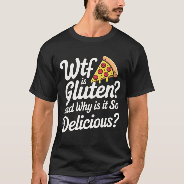 vad fan är gluten t shirt (Framsida)