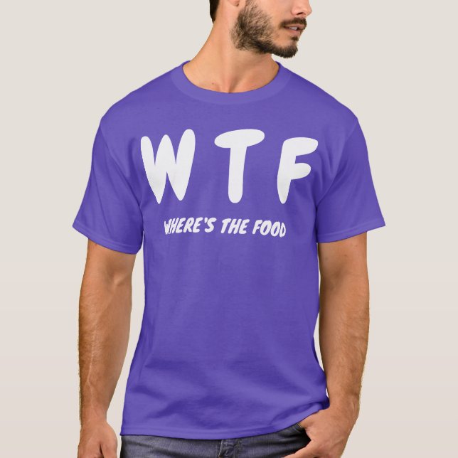 VAD FAN är maten sommar vintage T Shirt (Framsida)