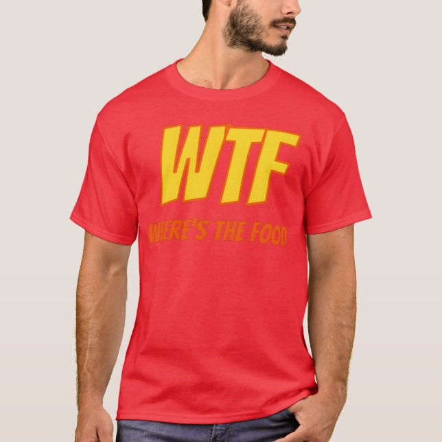 VAD FAN VAD ÄR DET MED MATEN vänner T Shirt (Framsida)