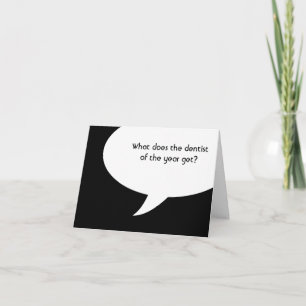 Vad får årets tandläkare? kort